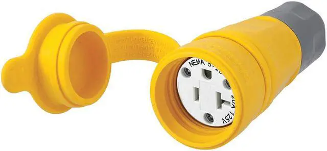 Main image of HUBBELL WIRING DEVICE-KELLEMS HBL15W33A Watertight Straight Blade