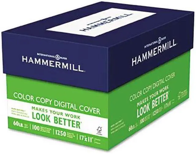 Main image of Hammermill 12255-6 Color Copy Digital Cover Stock, 60 lbs., 11 x 17, White, 250 Sheets