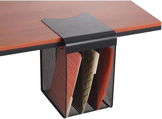 Alt view image 5 of 10 - Onyx Hanging Organizer, Solid Top Vertical, 14 3/4 X 11 3/4 X 9 1/4, Black