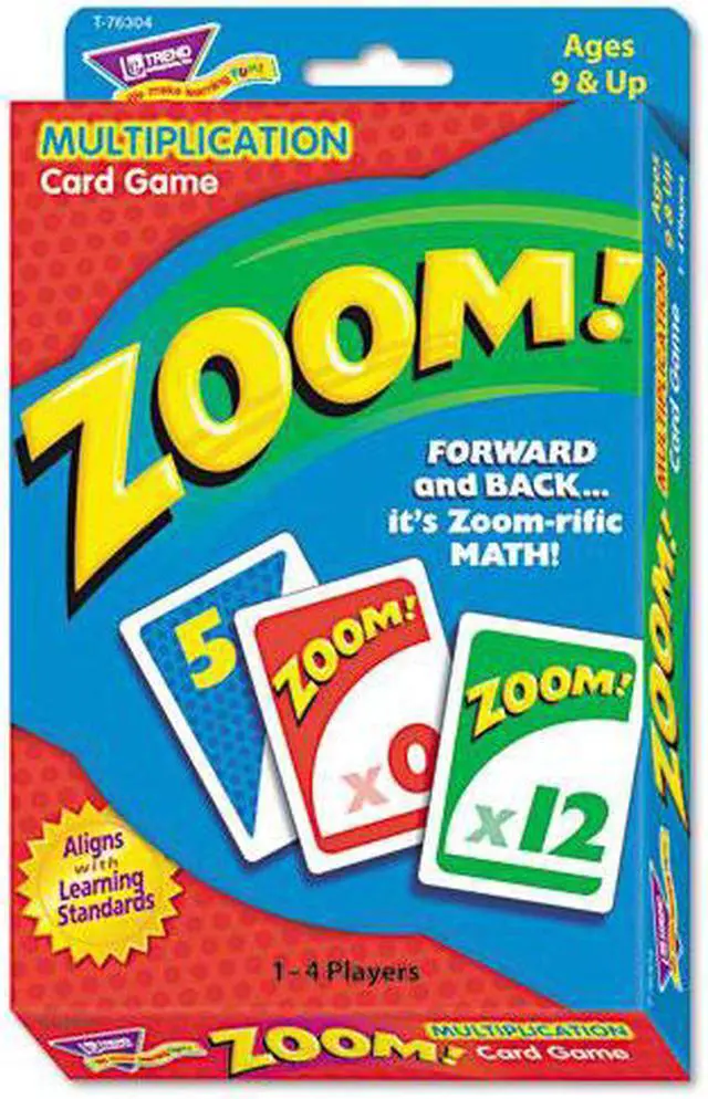 Main image of Trend Zoom Math Card Game Ages 9 and Up T76304
