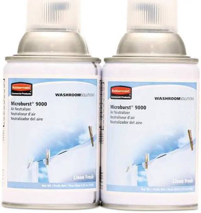 Main image of RUBBERMAID FG4012441 Air Freshener Refill,Linen Fresh,PK4