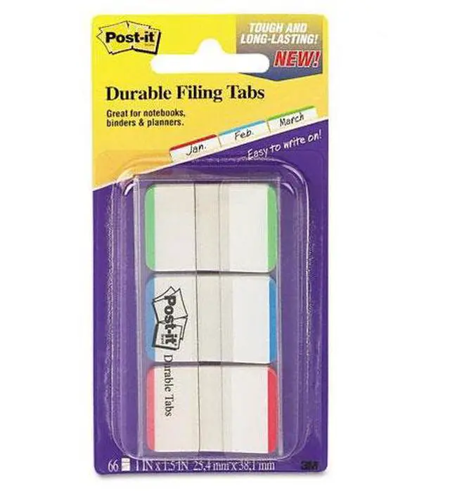 Main image of Post-It Tabs Tab,Index File 1",Ast 686LGBR