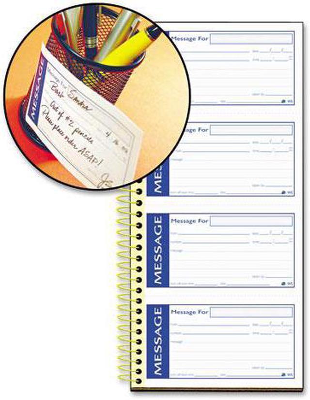 Main image of Write 'N Stick Phone Message Pad, 2 3/4 X 4 3/4, Two-Part Carbonless,
