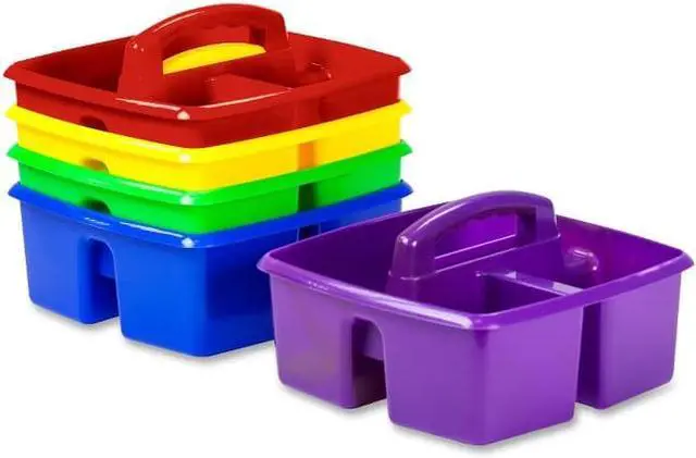 Alt view image 3 of 14 - Storex Caddy,Art,5/Pk,Ast 00941U06C