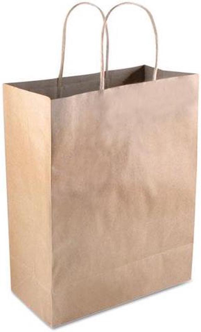 Main image of COSCO Premium Shopping Bag Paper 8 x 10 1/4 Brown 50/Box 098375