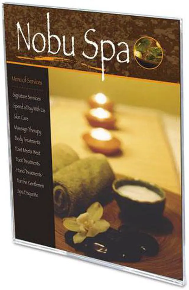 Alt view image 8 of 18 - deflecto Superior Image Cubicle Sign Holder 8 1/2 x 11 Clear 588601