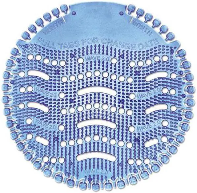 Main image of Fresh Products 3WDS60CBLCT Wave 3D Urinal Deodorizer Screen, Yellow - Citrus