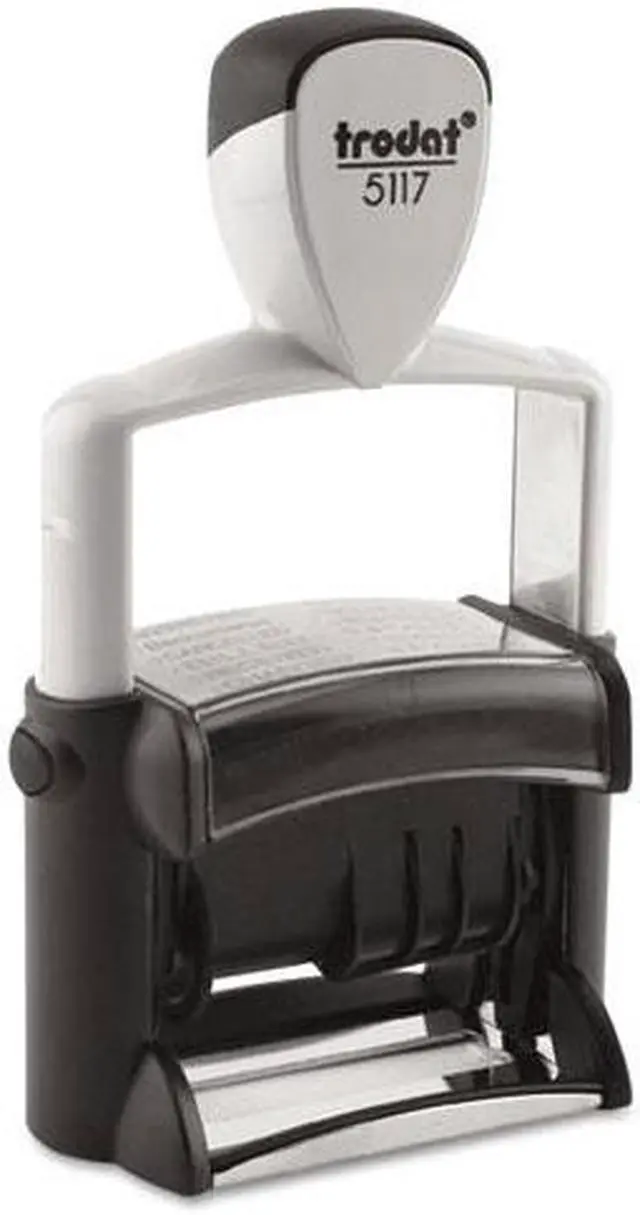 Main image of US Stamp T5117 trodat Professional 12-Message Stamp  Dater  Self-Inking  Black
