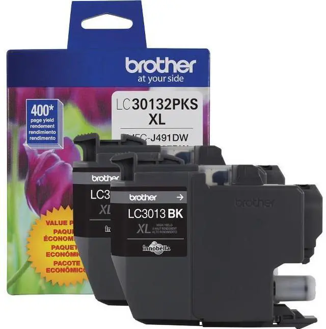 Main image of Brother LC30132PKS High YIeld Ink Cartridge - Dual Pack - Black