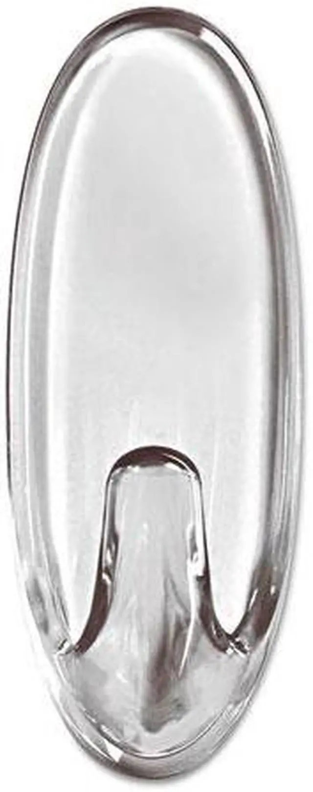 Main image of 3M Command Clear Adhesive Hook (6-Pack) 17091CLR-6ES