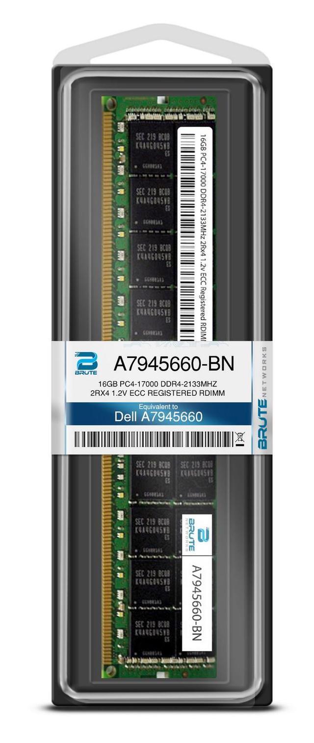 16GB DDR4 RAM Memory Upgrade For Dell PowerEdge Servers & Workstations - 2133MHz ECC Registered