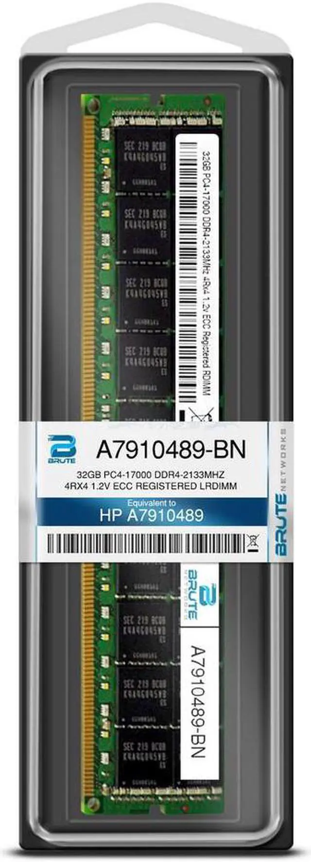 Alt view image 3 of 4 - A7910489 - HP Compatible 32GB PC4-17000 DDR4-2133Mhz 4Rx4 1.2v ECC LRDIMM