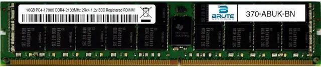 Main image of 370-ABUK - Dell Compatible 16GB PC4-17000 DDR4-2133Mhz 2Rx4 1.2v Registered RDIMM