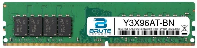 Main image of Y3X96AT - HP Compatible 16GB PC4-17000 DDR4-2133MHz 2Rx8 1.2v Non-ECC UDIMM