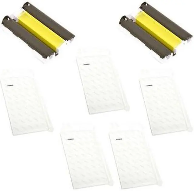 Alt view image 4 of 6 - Canon 8568B001 Rp 108 - 1 - Print Ribbon Cassette And Paper Kit - For Selphy Cp1000, Cp910, Cp910 Printing Kit