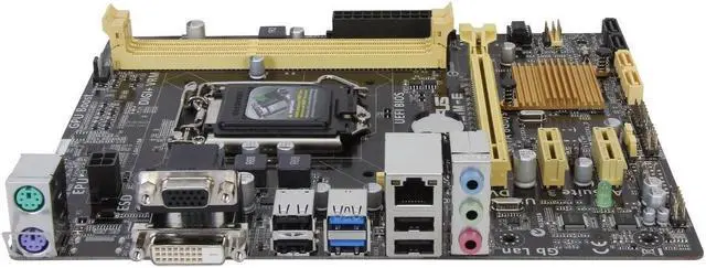 Alt view image 3 of 3 - ASUS H81M-E LGA 1150 Intel H81 SATA 6Gb/s USB 3.1 uATX Intel Motherboard