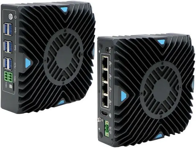 Alt view image 7 of 7 - Partaker Micro Firewall Appliance, Mini Firewall PC, OPNsense, VPN, Industrial Mini PC, I3 10110U, C2, 4 x I210 I211 LAN, 2 x COM, HD, TPM2.0, SIM Card Slot, DC 12V, 8G RAM, 128G SSD