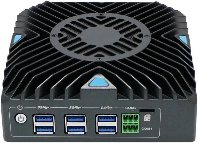 Alt view image 2 of 7 - Partaker Micro Firewall Appliance, Mini Firewall PC, OPNsense, VPN, Industrial Mini PC, I3 10110U, C2, 4 x I210 I211 LAN, 2 x COM, HD, TPM2.0, SIM Card Slot, DC 12V, 8G RAM, 128G SSD