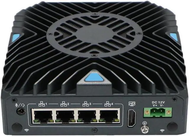 Main image of Partaker Micro Firewall Appliance, Mini Firewall PC, OPNsense, VPN, Industrial Mini PC, I3 10110U, C2, 4 x I210 I211 LAN, 2 x COM, HD, TPM2.0, SIM Card Slot, DC 12V, 8G RAM, 128G SSD