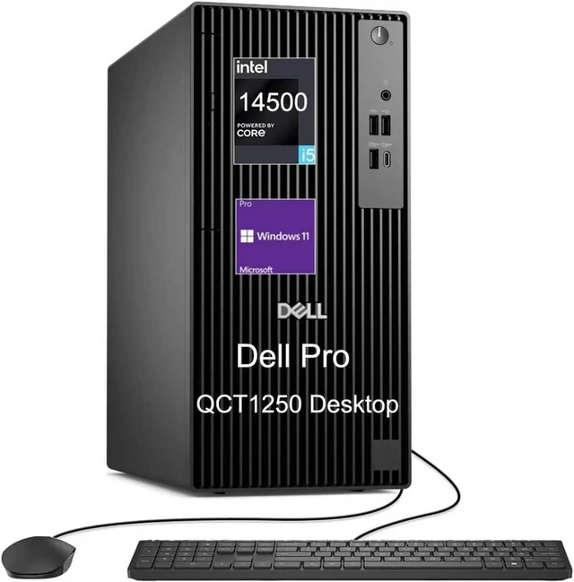 Alt view image 2 of 7 - Dell Pro Tower| Next Gen Optiplex| Intel Core i5-14500| 32GB DDR5| 512GB SSD| Dual Monitor Support| Windows 11 Pro| Business Desktop Computer
