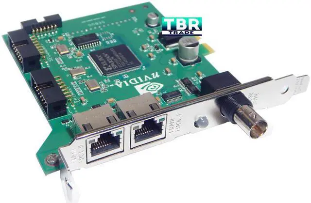 Main image of PNY VCQFXGSYNC nVidia Quadro G-Sync PCIe x1 Add-On Capture Interface board Card for FX4600 FX5500 FX5600 FX4800