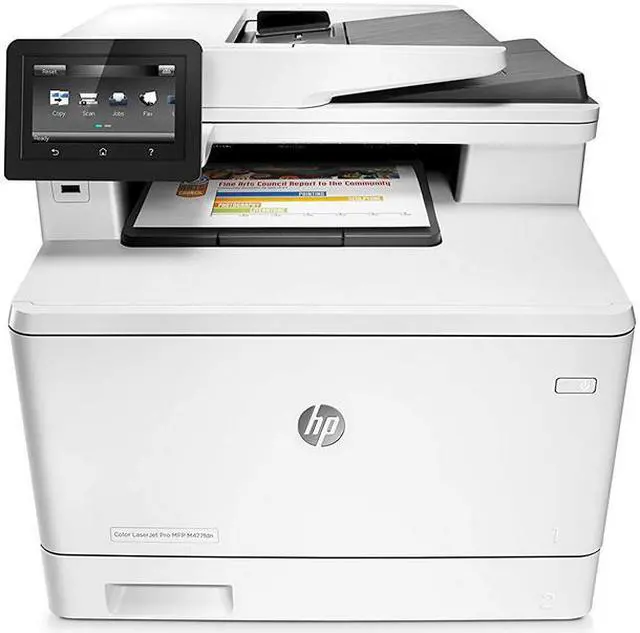 Alt view image 2 of 3 - HP LaserJet Pro M477fdn  (CF378A) All-in-One Color Laser Printer with Built-in Ethernet & Duplex Printing