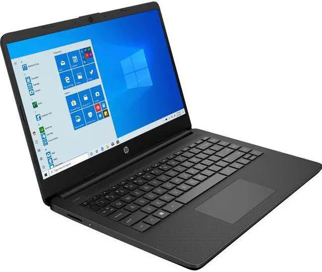 Alt view image 8 of 20 - HP 14-dq0020nr 14" HD Laptop Intel Celeron N4020 Intel UHD Graphics 4 GB RAM 64 GB eMMC Windows 10 Home in S mode