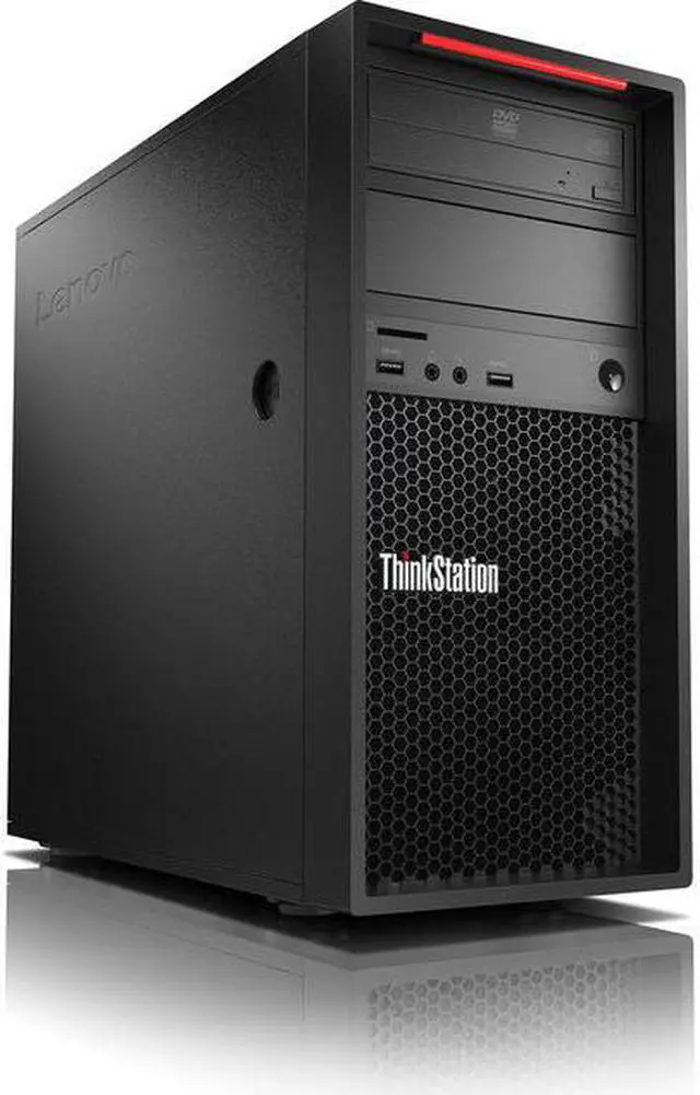 Alt view image 5 of 7 - Lenovo ThinkStation P520c 30BX00E8US Workstation - 1 x Intel Xeon Quad-core (4 Core) W-2225 4.10 GHz - 32 GB DDR4 SDRAM RAM - 1 TB SSD - Tower - Intel C422 Chip - Windows 10 Pro for Workstations 64-bi