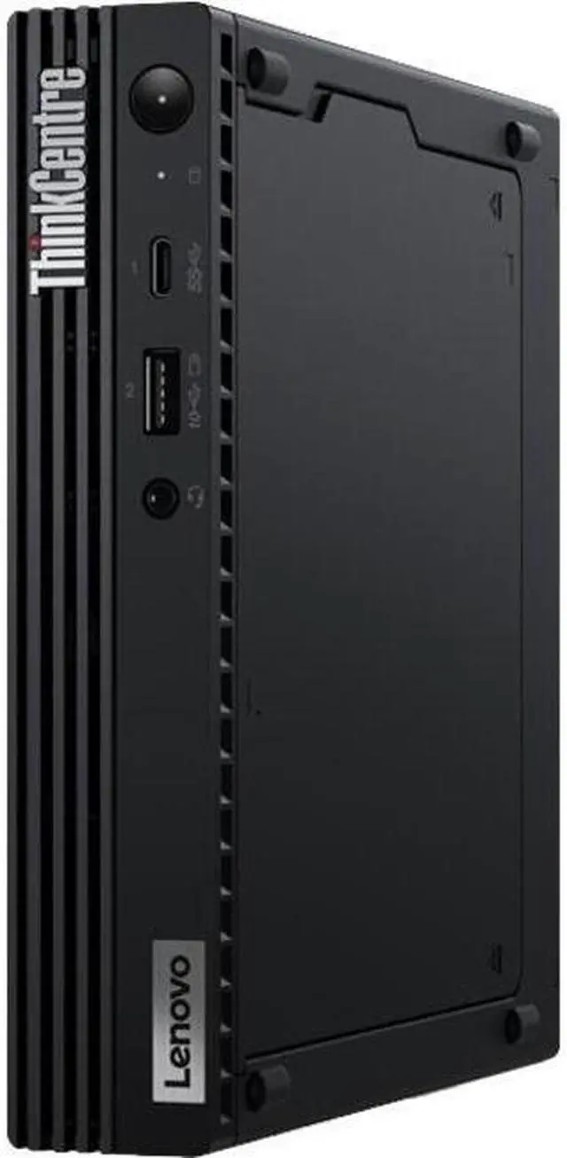 Main image of Lenovo ThinkCentre M70q 11DT00FGUS Desktop Computer - Intel Core i5 10th Gen i5-10400T Hexa-core (6 Core) 2 GHz - 8 GB RAM DDR4 SDRAM - 256 GB NVMe M.2 PCI Express PCI Express NVMe SSD - Tiny - Black