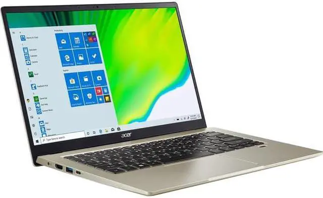Main image of Acer Swift 1 SF114-34 SF114-34-P8JE 14" Notebook - Full HD - 1920 x 1080 - Intel Pentium Silver N6000 Quad-core (4 Core) 1.10 GHz - 4 GB Total RAM - 128 GB Flash Memory - Gold