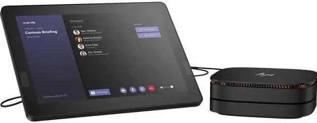 Alt view image 13 of 13 - HP Elite Slice G2 Desktop Computer - Intel Core i5 7th Gen i5-7500T Quad-core (4 Core) 2.70 GHz - 8 GB RAM DDR4 SDRAM - 128 GB SSD - Ultra Small - Sparkle Black - Windows 10 IoT Enterprise 64-bit - In
