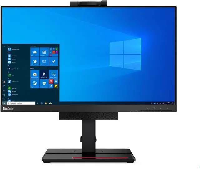 Alt view image 8 of 18 - Lenovo ThinkCentre TIO24Gen 4 23.8-inch WLED FHD- Monitor with IR Webcam and Speaker