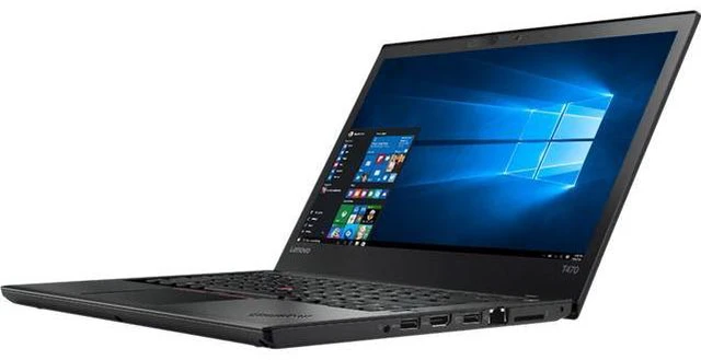 Main image of Lenovo ThinkPad T470 Laptop: Core i5-6300U, 256GB SSD, 8GB RAM, 14" Windows 10 Pro