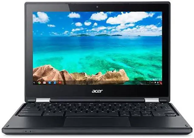 Alt view image 6 of 20 - Acer Chromebook R 11 Chromebook Intel Celeron N3060 4GB Memory 32 GB Flash SSD 11.6" Touch Screen Chrome OS C738T-C7KD