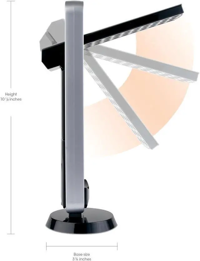 Alt view image 3 of 7 - OttLite 290G59 Battery-Operated LED Mobile Task Lamp, Black