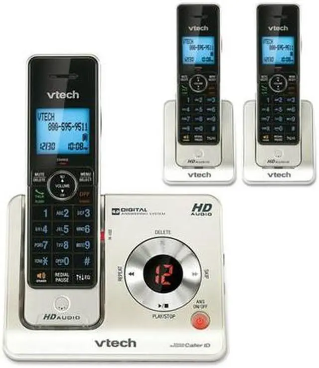 Alt view image 5 of 6 - Vtech Vtech 3-handset DECT