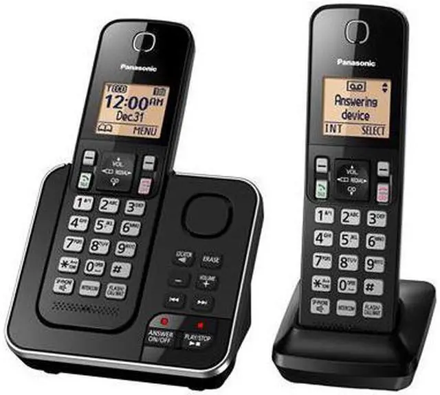 Alt view image 20 of 20 - PANASONIC KX-TGC362B DECT 6.0, 2 HANDSETS, CID, ITAD
