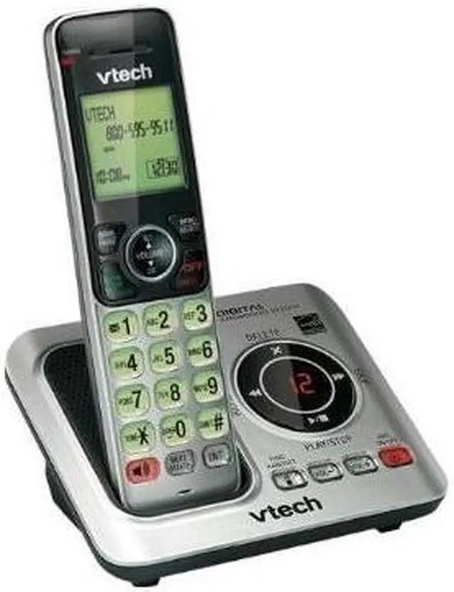 Alt view image 6 of 6 - Vtech Vtech Cordless DECT with Speakerphone