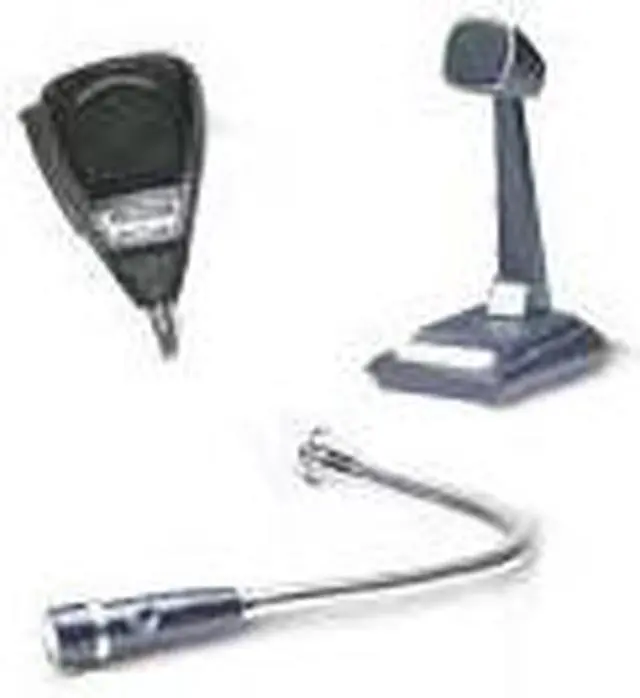 Alt view image 11 of 11 - Valcom - V-450 - Valcom V-450 Microphone - 50 Hz to 12 kHz - Wired - 4 ft