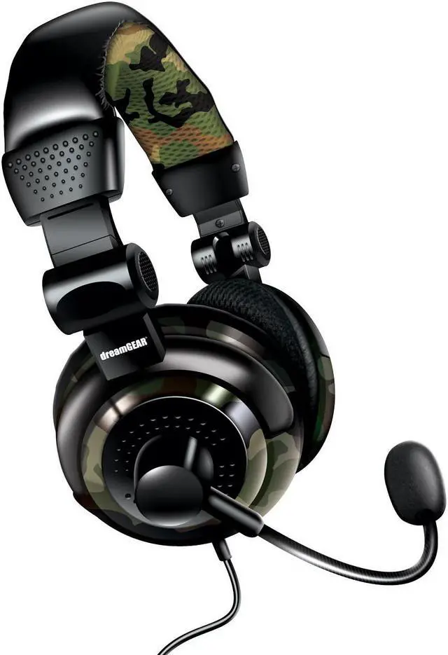 Alt view image 6 of 7 - DREAMGEAR DG-DGUN-2574 UNIVERSAL ELITE CAMO HEADSET