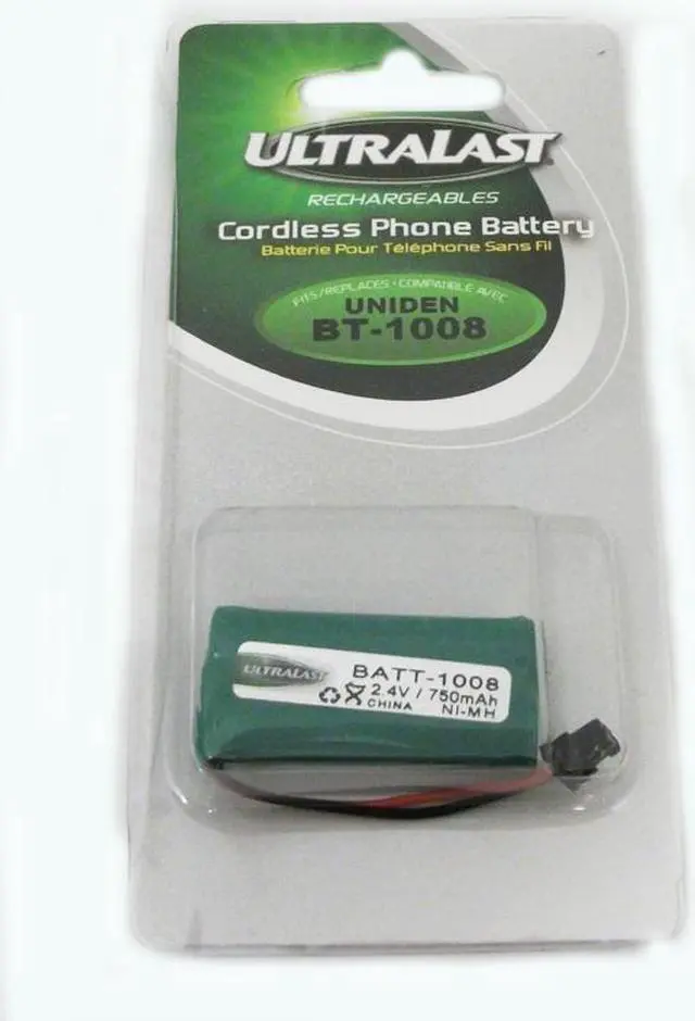 Alt view image 6 of 7 - Dantona 2.4V, 750mAh Uniden BT-1008 Equivalent Battery (BATT1008)