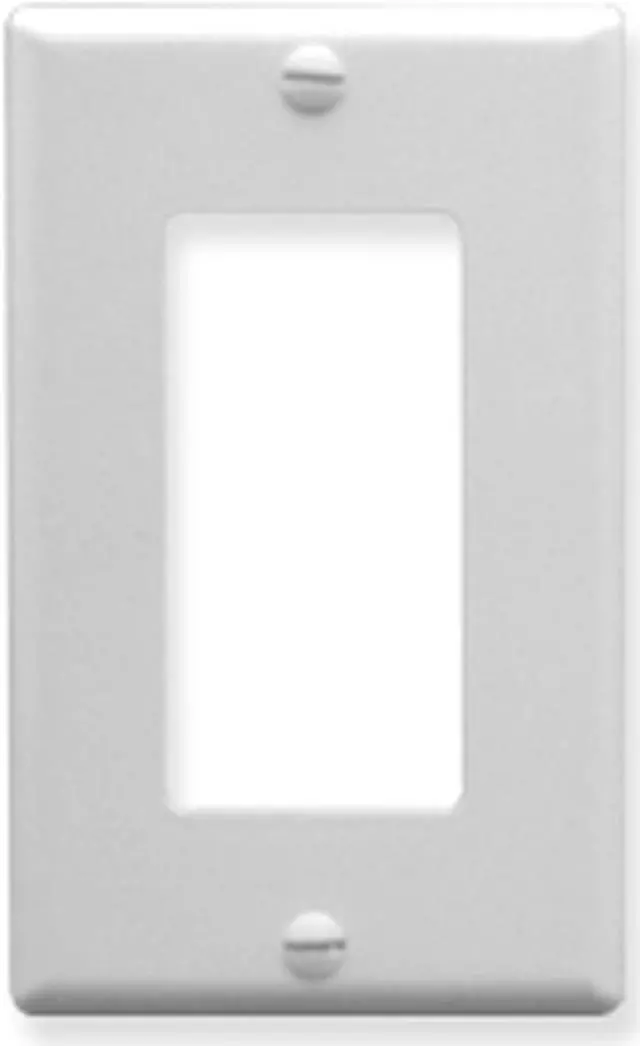 Alt view image 2 of 3 - ICC IC107DFSWH DECOREX FACEPLATE 1 GANG - WHITE