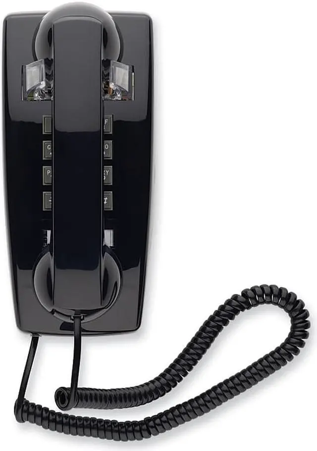 Alt view image 3 of 4 - Cetis IS-2554-B 25402 Wall Phone BLACK