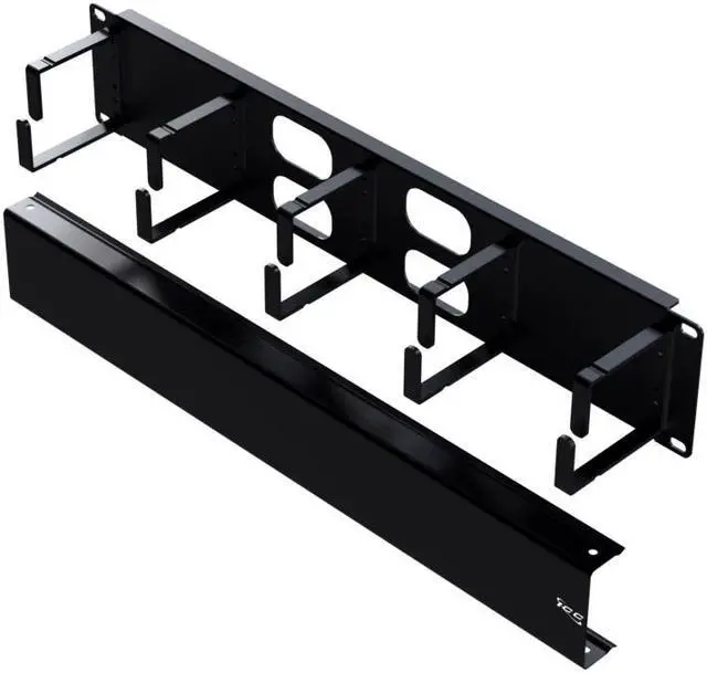 Alt view image 2 of 3 - ICC ICCMSCMPK2 PANEL CABLE MGMT METAL RING AND COVER 2U