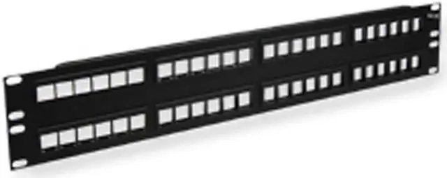 Alt view image 5 of 6 - PATCH PANEL- BLANK- HD- 48-PORT- 2 RMS