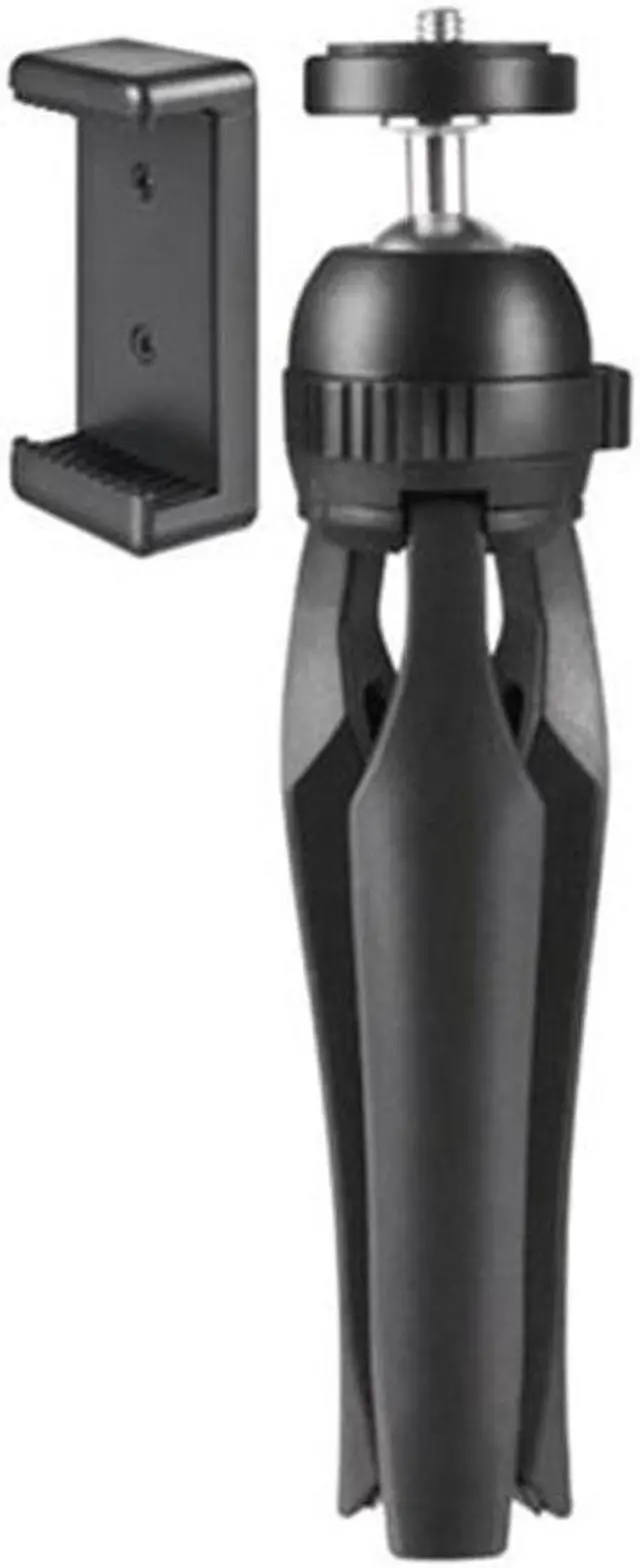 Alt view image 2 of 4 - Vivitar 7.5" Compact Tabletop Tripod & Hand Grip with Articulating Ball Head for Selfies