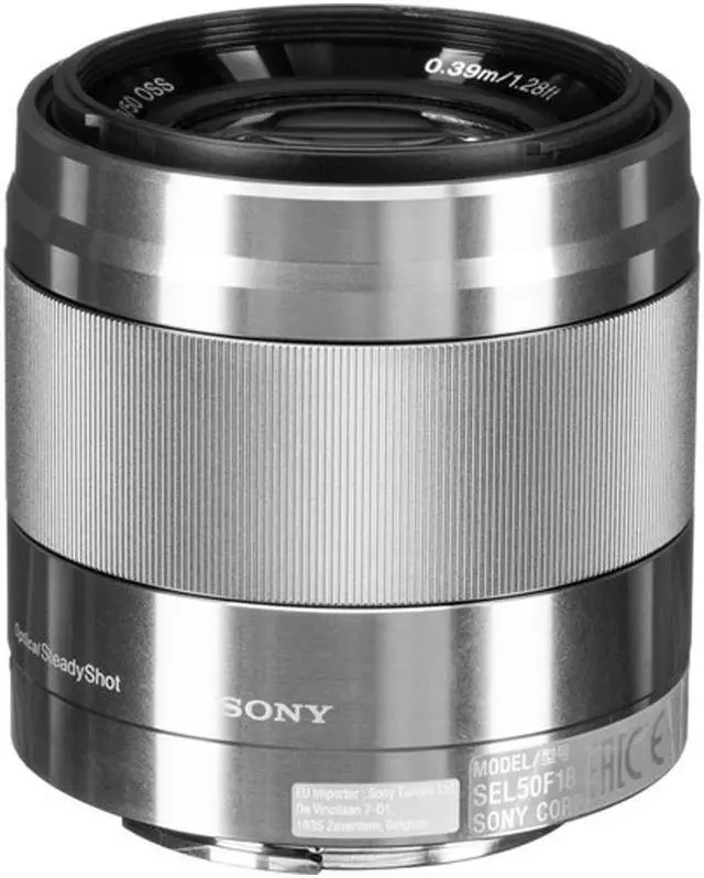 Alt view image 14 of 20 - SONY SEL50F18 Compact ILC Lenses 50mm f/1.8 Lens Silver