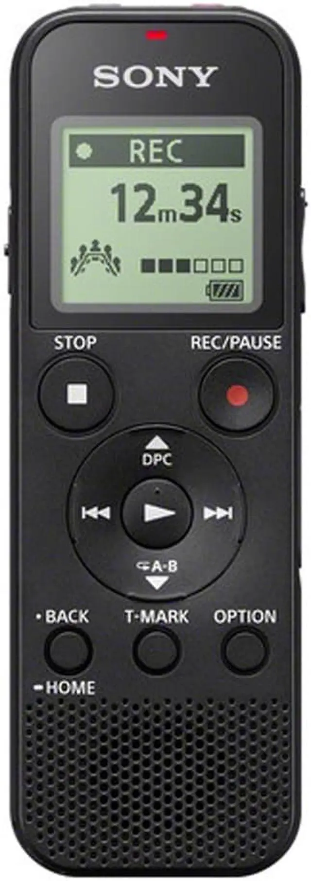 Alt view image 18 of 20 - Sony ICD-PX370 4GB Mono MP3 Digital Voice Recorder with Built-in USB - Black