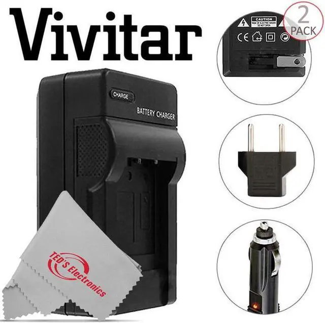 Alt view image 3 of 4 - Three Vivitar VIV-CB-11LH Battery and Two Battery Charger for Canon NB-11L/NB-11LH