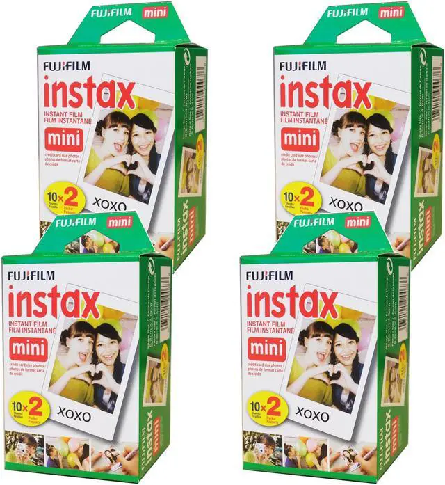 Main image of Fujifilm Instax Mini Instant Film 2x10 4 Packs (80 Shots)